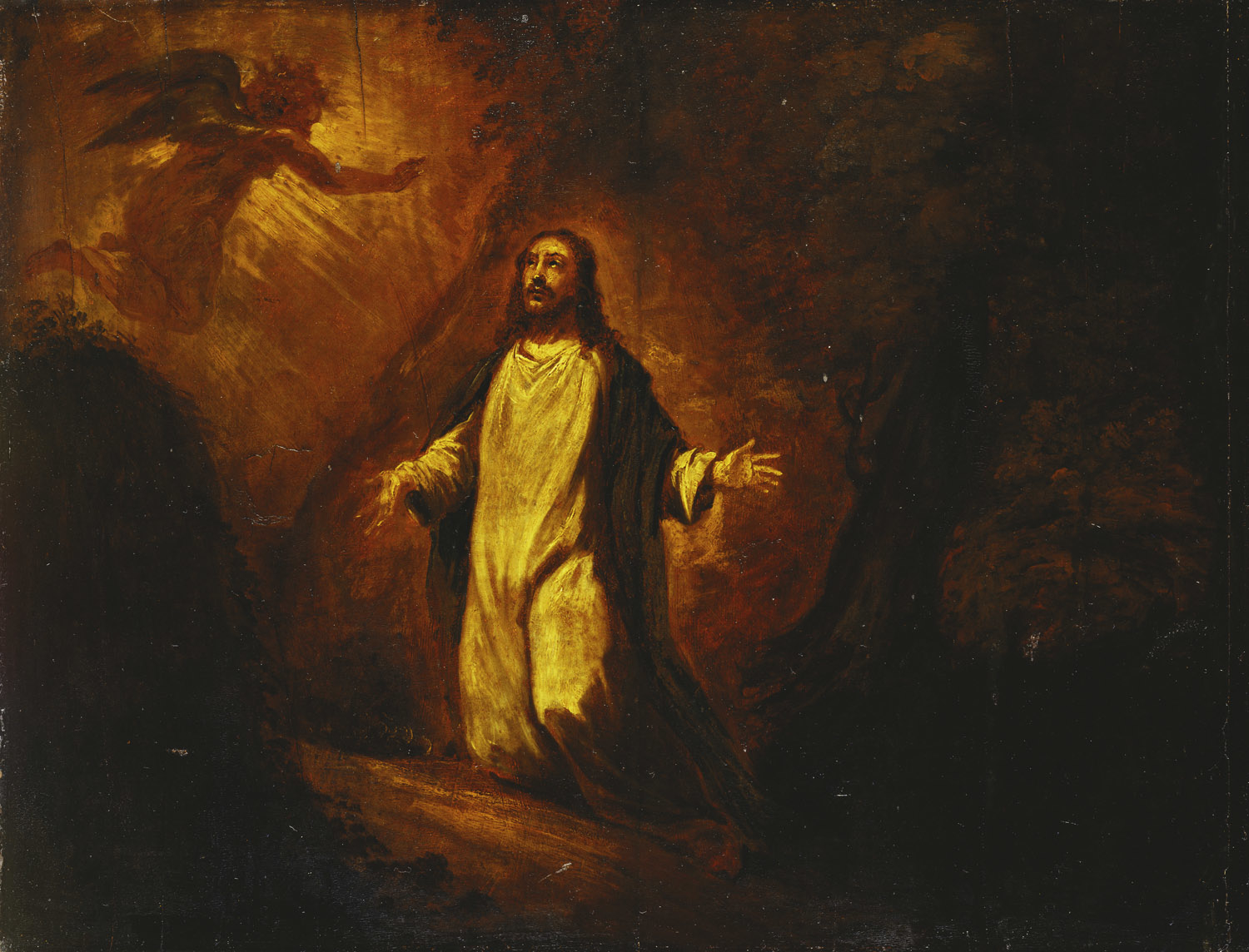 Christ in the Garden of Gethsemane (after Titian)